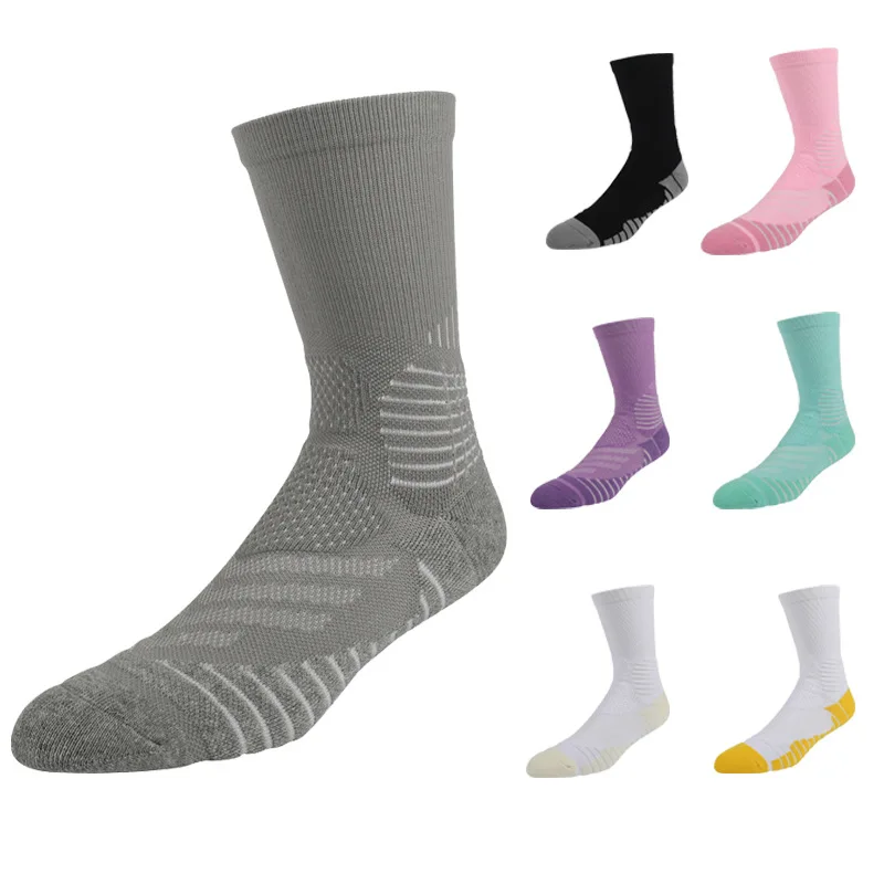 Basketball Ball Men Women Professional Basketball Socks Autumn Winter Thickened Towel Bottom Terry Technology  Tennis Running