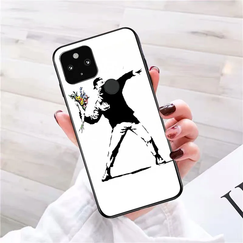 Уличное искусство граффити Бэнкси для Google Pixel 6A 6 Pro 5A 4A 3A 4 XL 5 3 2 |