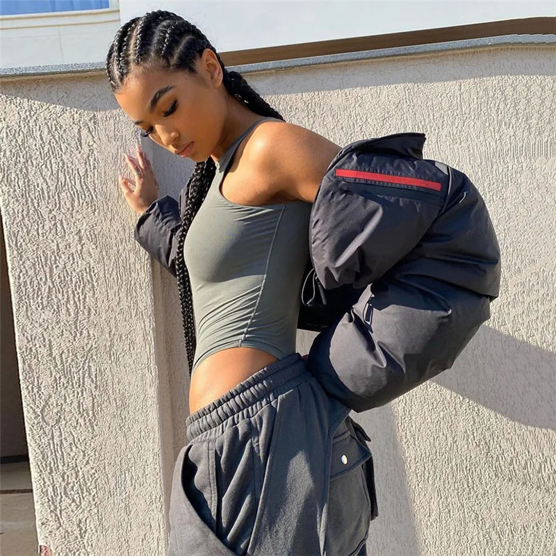 Winter Coat Women Puffer Jacket Designer Quilted Bubble Coat Fashion Long Sleeve Warm Casual Slim Hooded Cotton Ladies Overcoat