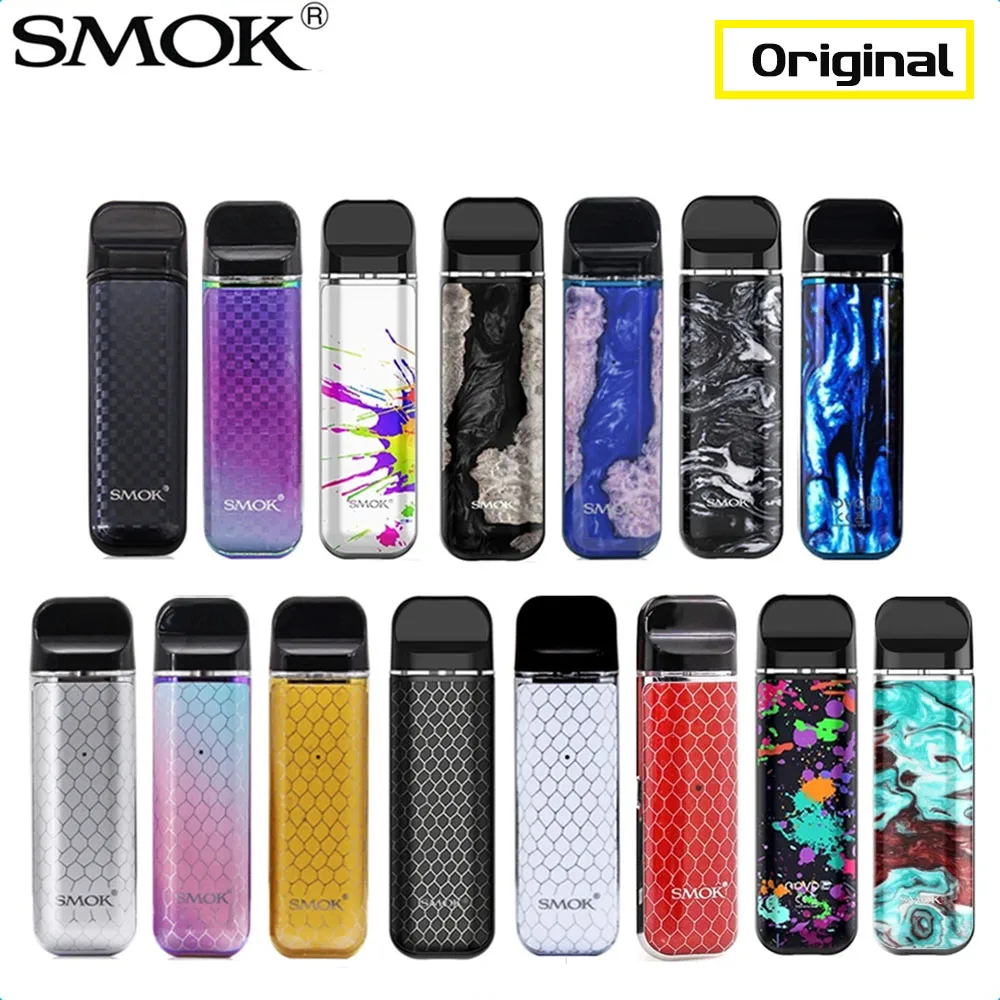

Original SMOK Novo 2 Kit Vaping Starter Electronic Cigarette Vape Pen with 800mAh Battery 2ml Cartridge Pods VS Novo 4 Nord 4
