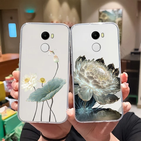 Чехол для телефона Redmi 4 Pro 4A 4X с цветными цветочными узорами, мягкий ТПУ, прозрачный силиконовый чехол для Redmi4, легкий чехол-ракушка