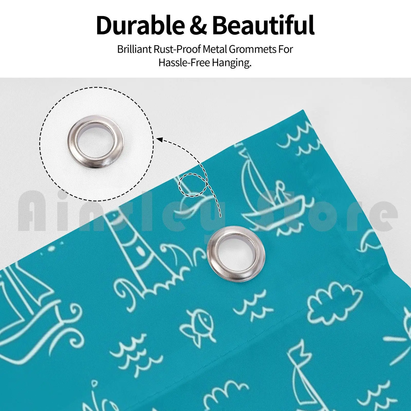 Флаг автомобиля флаг бретонская шляпа с голубым рисунком |