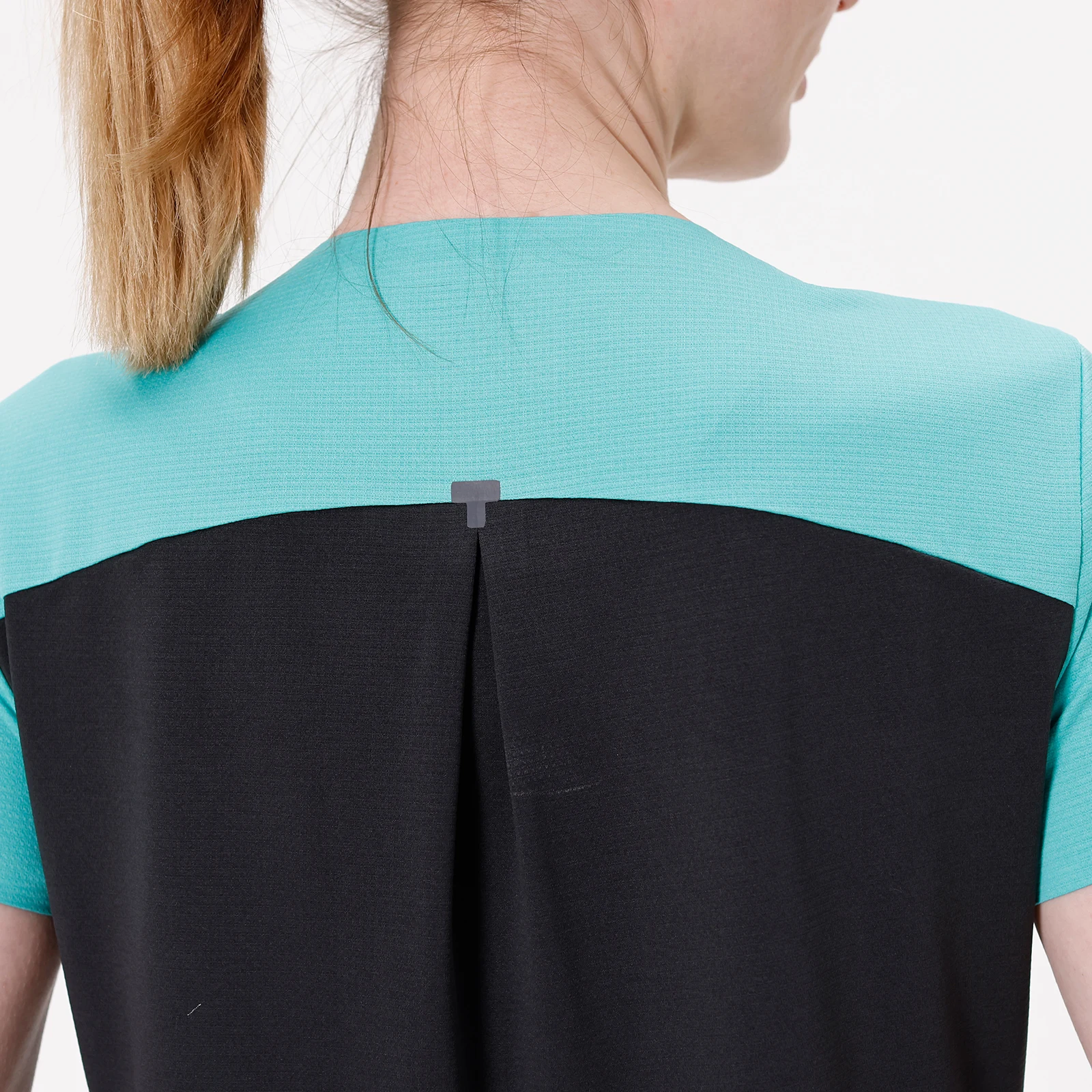 Aonijie FW5117 Vrouwen Vrouwelijke Sport Sneldrogend T-shirt Ademend Sweatshirt Korte Mouwen Voor Running Gym Leisure Pendelen