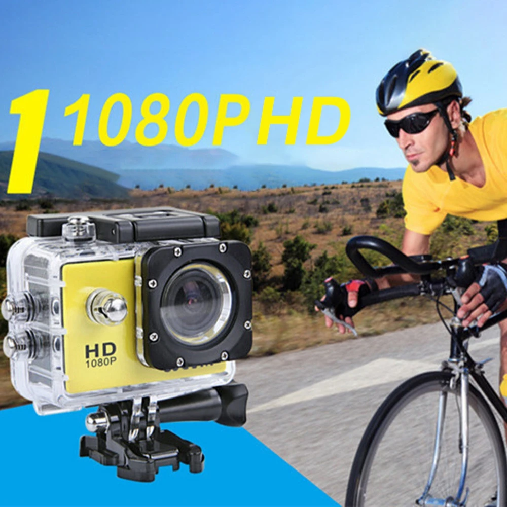 Экшн-камера для дайвинга 30 м Водонепроницаемая 1080P Full HD на шлем подводная