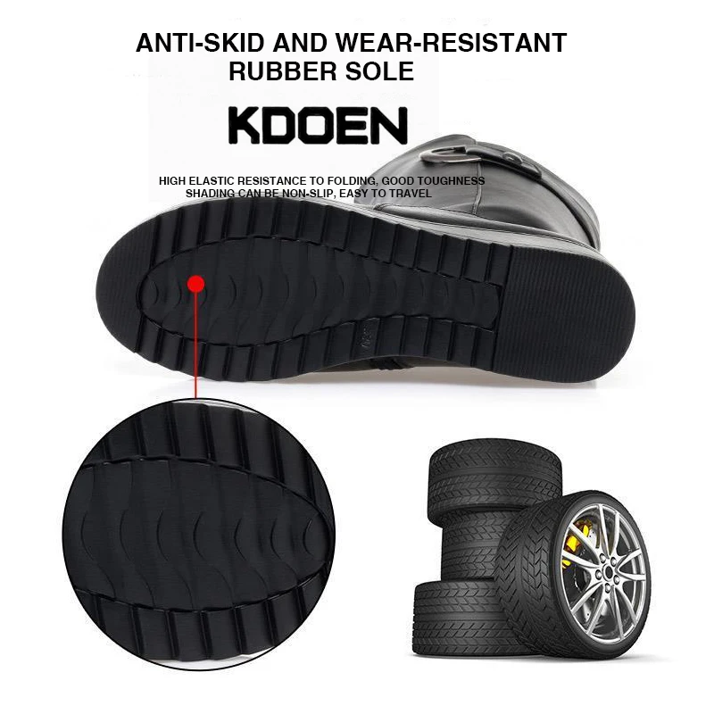 Black Thick Heels Elastic Micro Knee High Boots For Women Punk Style Autumn Winter Chunky Platform High Boots Party Shoes Ladies