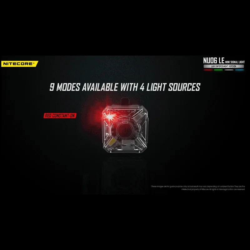 NITECORE NU06 LE USB-C перезаряжаемая мини-подсветка светильник правоохранительная