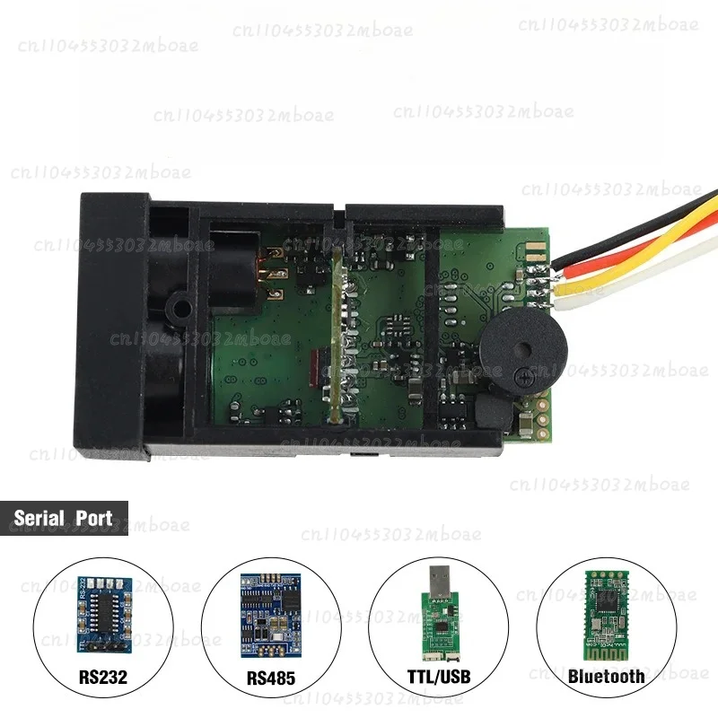 Фото Лазерный датчик расстояния Meskernel Eye Safe для ESP32 Arduino, 60 м, с последовательным интерфейсом UART №1