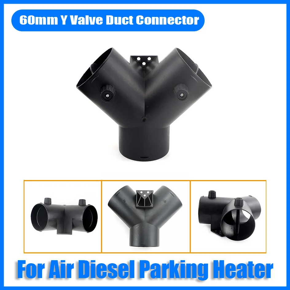 Регулируемый воздушный дизельный стояночный обогреватель с клапаном 60 мм 2 в