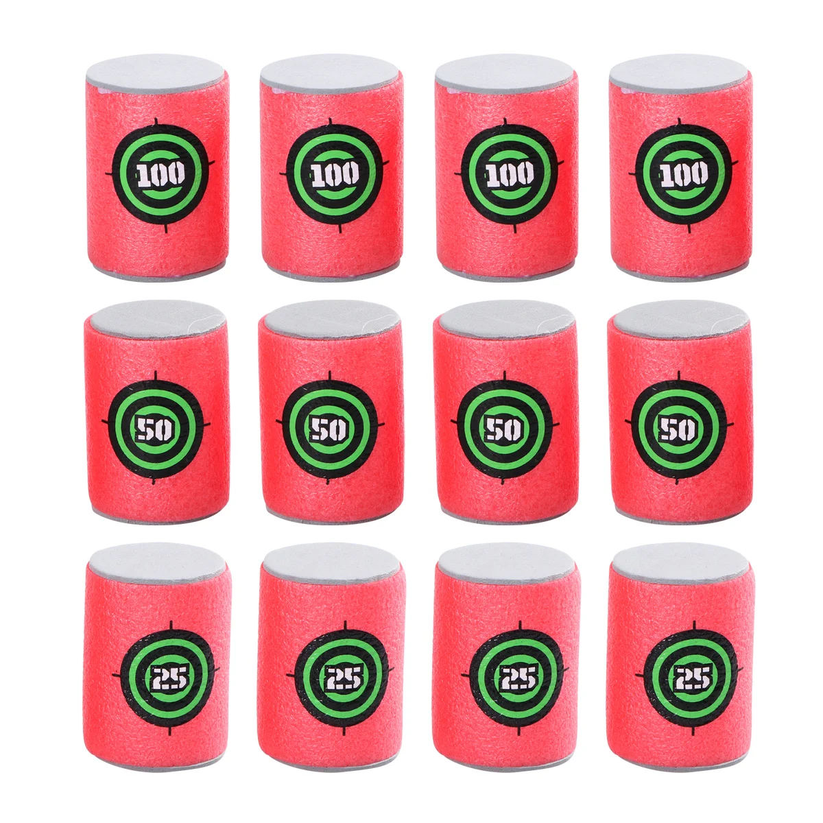 

12pcs Target Cans for War Game Shooting Games
