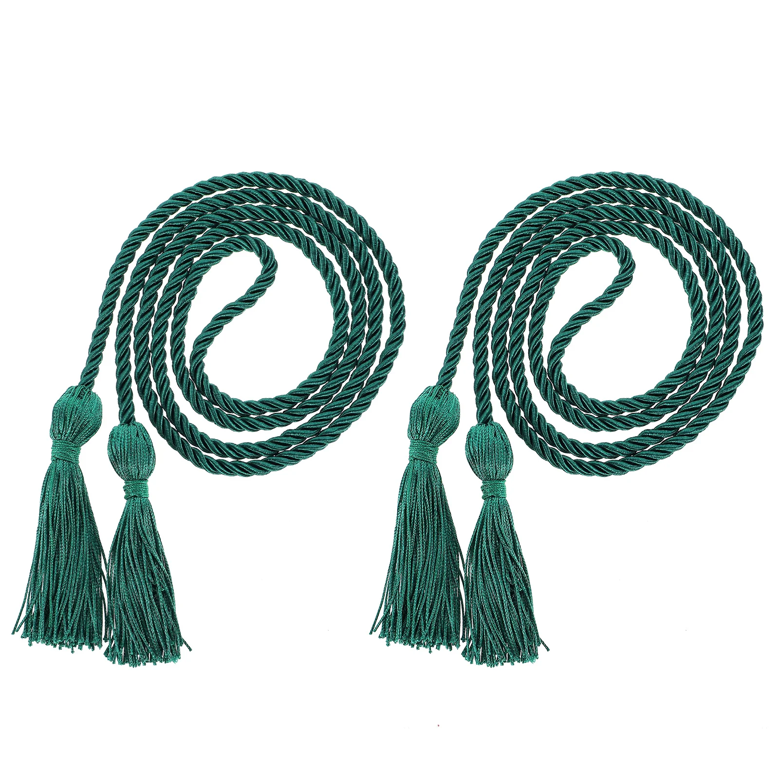 

Graduation Tassel Cords Honor Honors Grad Cord Cap Ropesstole Accessories Double Sash Green Bachelor Gown Bulk Days Satin Decor