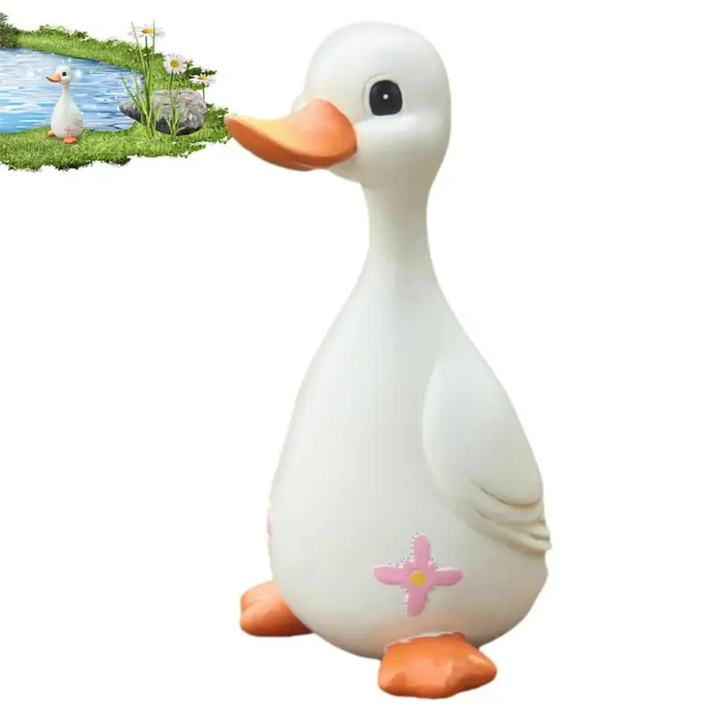

Garden Statue Resin Duck Figurines Duck Family Member Courtyard Ornaments Artwork Animal Sculptures Home Decor