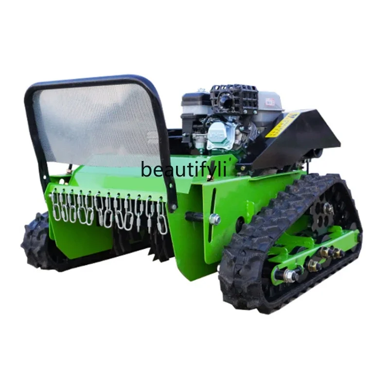 Фото Газонокосилка, газонокосилка, маленький бытовой вездеход с дистанционным управлением, автоматическая свалка №1