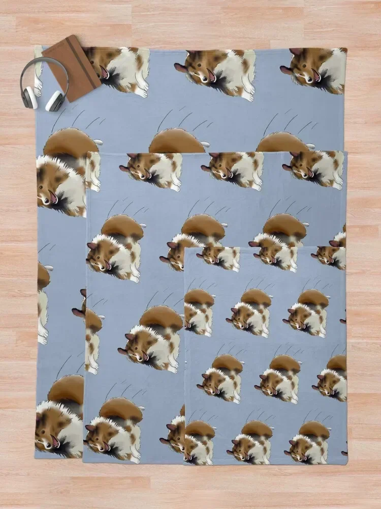 Милый стеллаж одеяло из овечьей шерсти теплые зимние декоративные одеяла