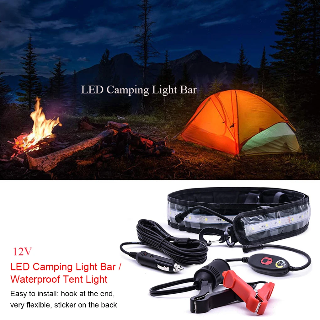 

Universal Campers DC 12V 1300lm Light Bar 6000-6500K Camping Lamp Strip