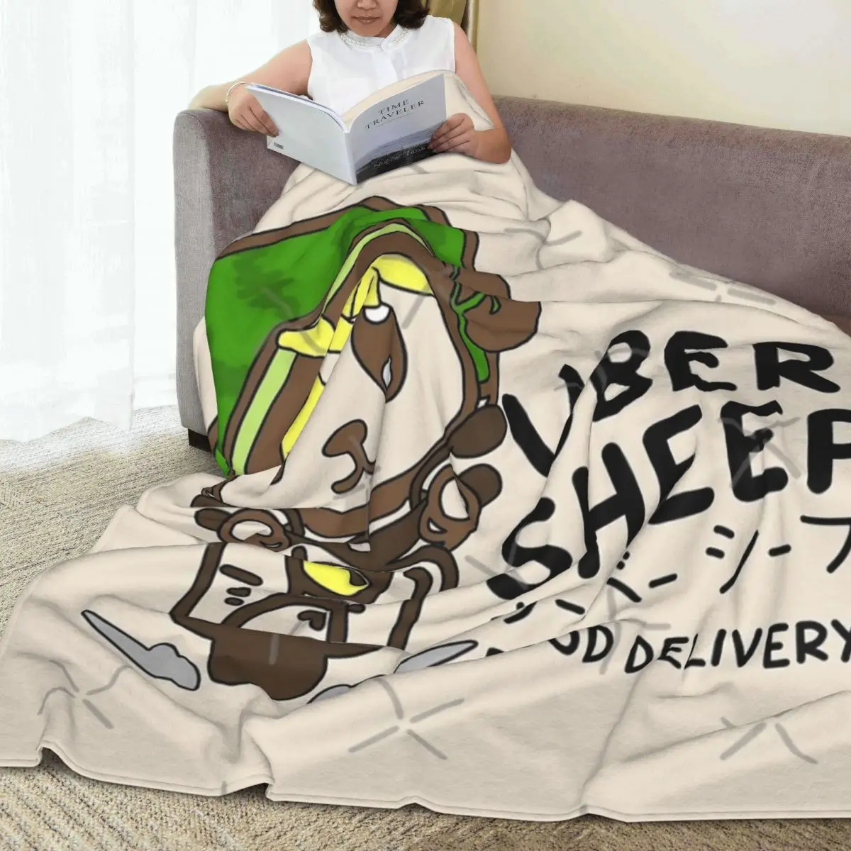 Универсальное одеяло Uber Sheep Four Seasons кемпиты могут быть слежетами подарки на