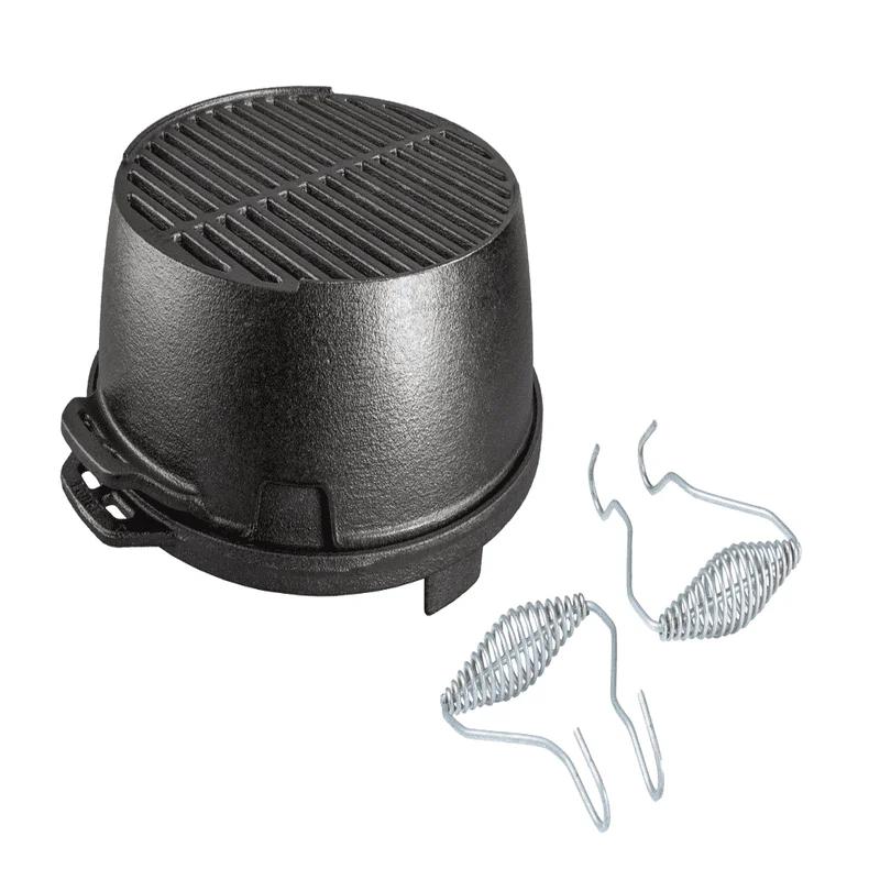 

12" Cast Iron Camping Round Kickoff Grill