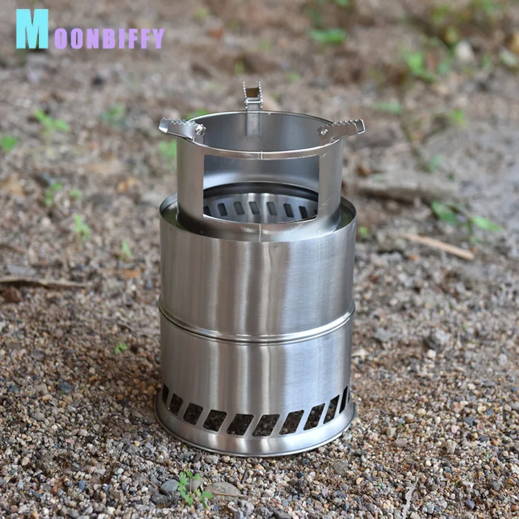 

Large Stainless Steel Folding Firewood Stove Outdoor Camping Stove Portable Barbecue Picnic Firewood Stove Camping Accessories