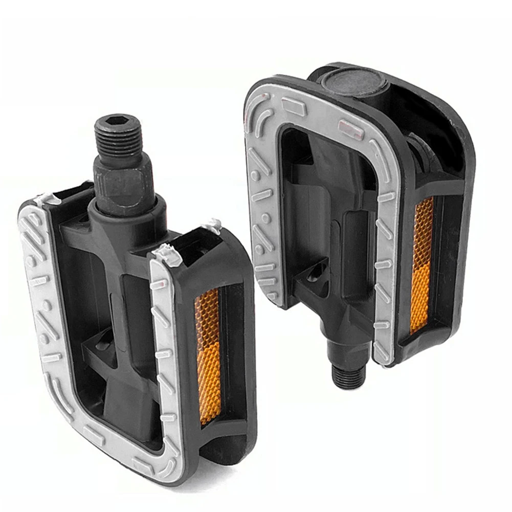 

1 Pair Bicycle Plastic Anti-skid Pedals Mountain Bike Widened Pedal Labor-saving Cycling Footrest MTB Bikes Parts Accessories