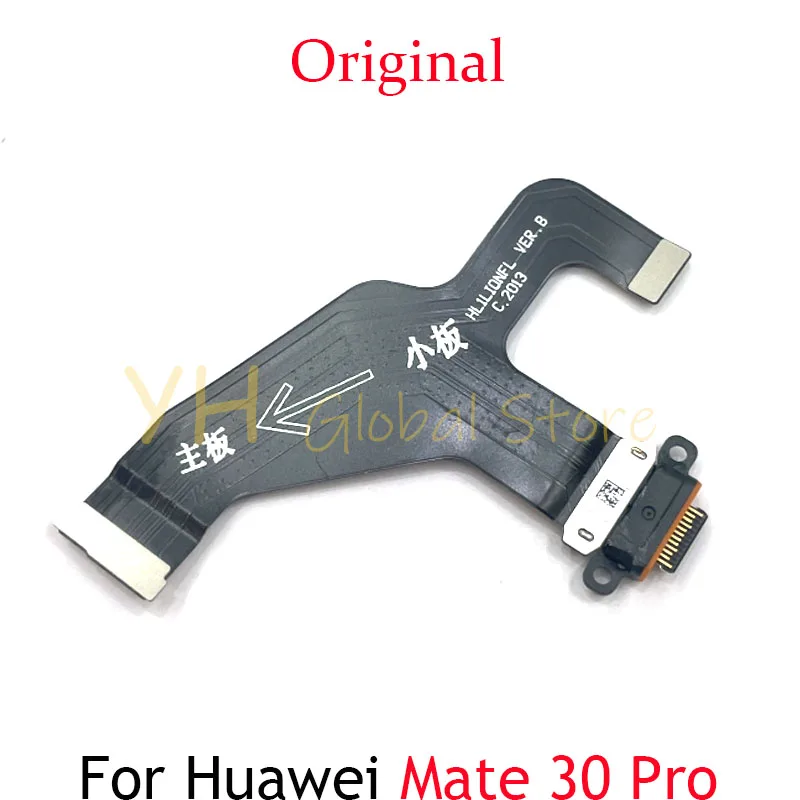 Для Huawei Mate 10 20 30 40 Pro USB зарядная плата док-порт гибкий кабель запасные части