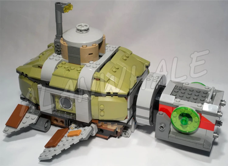683 шт. Shinobi черепаха Sub подводная погоня лодка акула 10265 строительные блоки игрушки