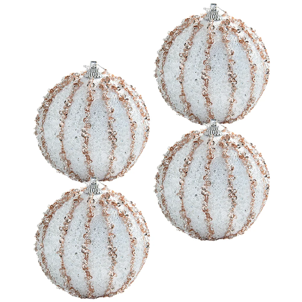 

8cm Christmas Ball Ornaments Bauble Christmas Tree Hanging Pendants New Year Party Decorations Navidad Noel