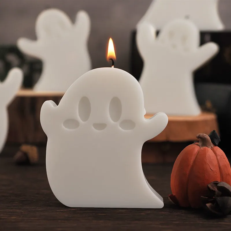 DIY Хэллоуин различные выражения призрак Свеча держатель украшение настольное