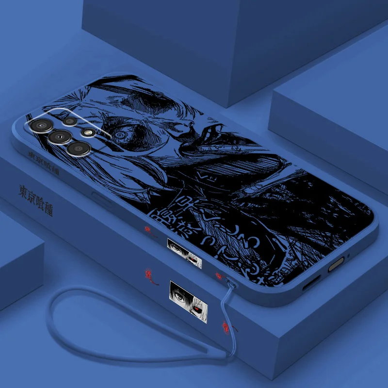 Чехол для телефона с изображением Tokyo Ghoul Anime Samsung A55 A72 A54 A53 A52S A35 A34 A33 A25 A24 A23 A14 A13 A04