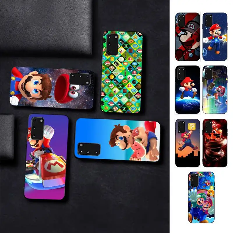 

BANDAI Mario Phone Case for Samsung S10 21 20 9 8 plus lite S20 UlTRA 7edge