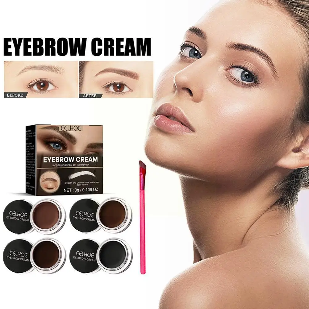 

Natural Eyebrow Cream Waterproof Long Lasting Wild With Cream Eyebrow Colorless Styling Eyebrow Enhancers Soap Transparen B N6Q0