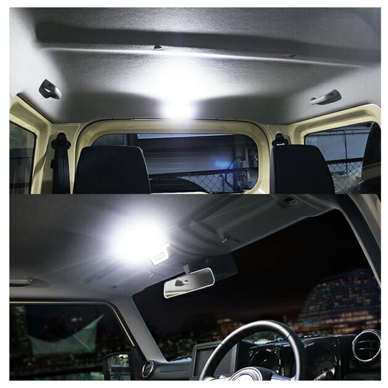 Внутренние лампы для Suzuki Jimny JB23 JB33 JB43 JB53 1998-2018 Купольные чтения на крыше с картой