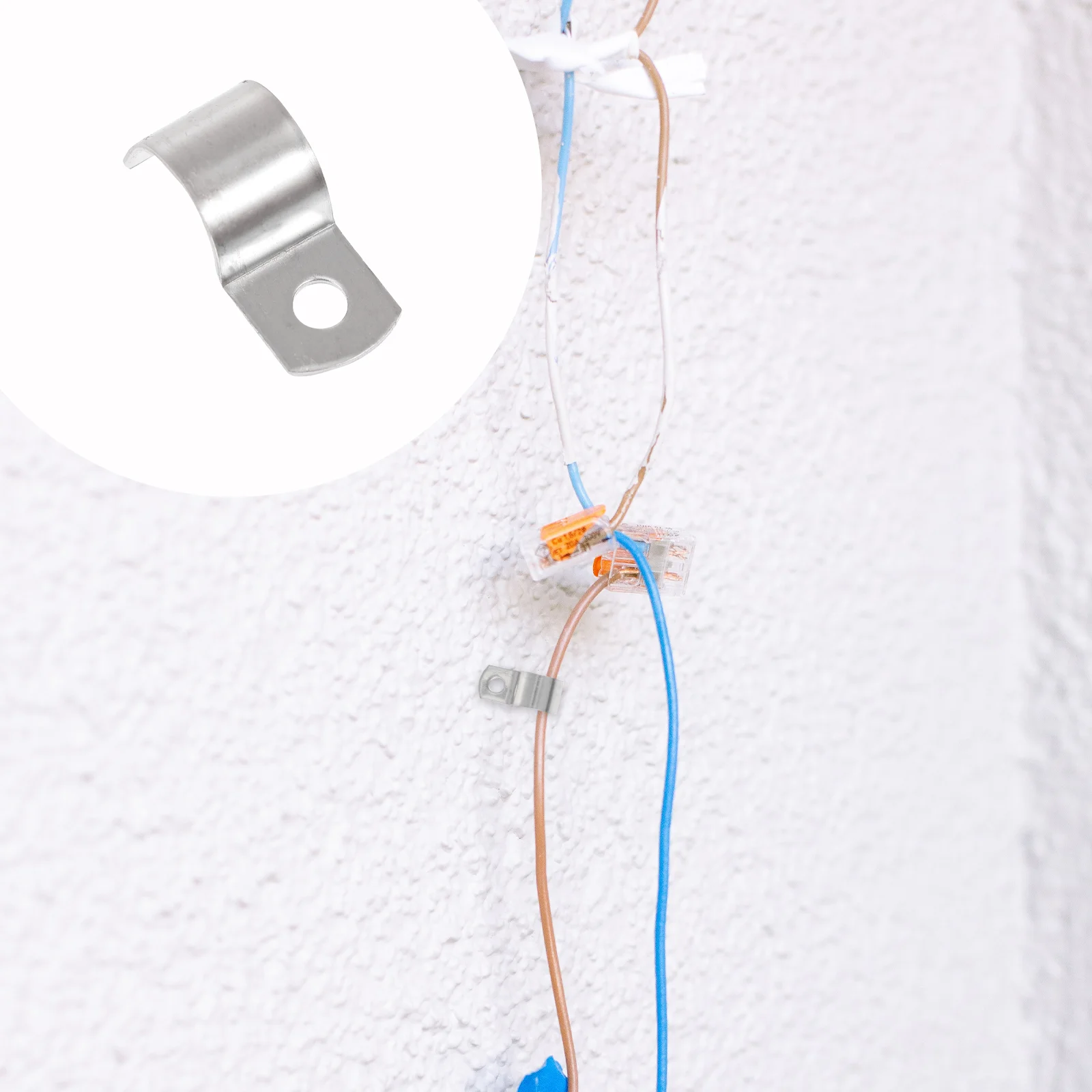 

100 Pcs Line Card Cord Organizer Buckle Cable Fixator Fixing Clip Mount Wire Management Stand Sturdy Holder Clips