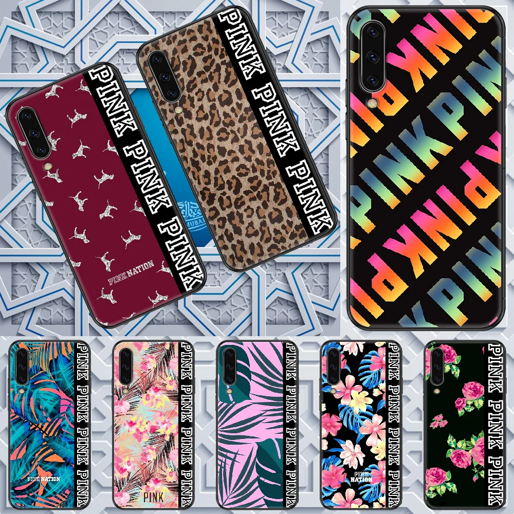 VS розовый брендовый пикантный чехол для телефона с трусиками Samsung Galaxy A 3 5 7 8 10 20 21 30