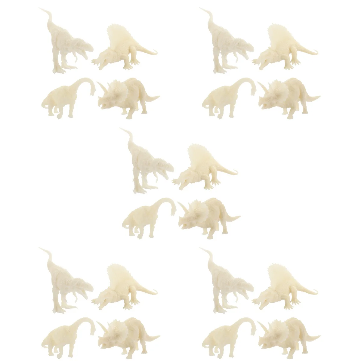 

20 Pcs DIY Graffiti Dinosaur Toys Kids Dinosaur Painting Toys Dinosaur Model Toys Kids Supply