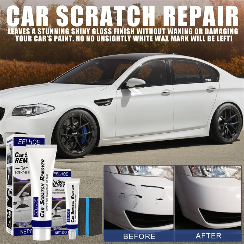Car Scratch Removal Car Styling Wax Scratch Repair Polishing Kit Auto Anti Scratch Cream Paint Care Car Polish Cleaning Tools