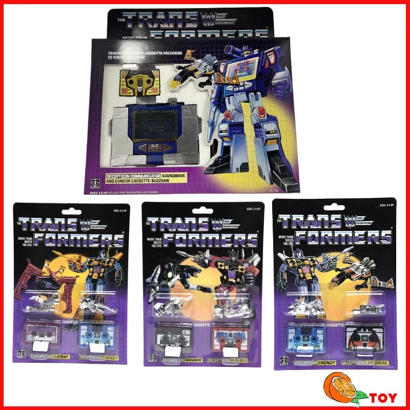 Фото В наличии игрушки-трансформеры, американская версия G1 84-86 KO Frenzy Laserbeak, модель Soundwave, коллекция роботов, экшн-фигурка, игрушка в подарок №1