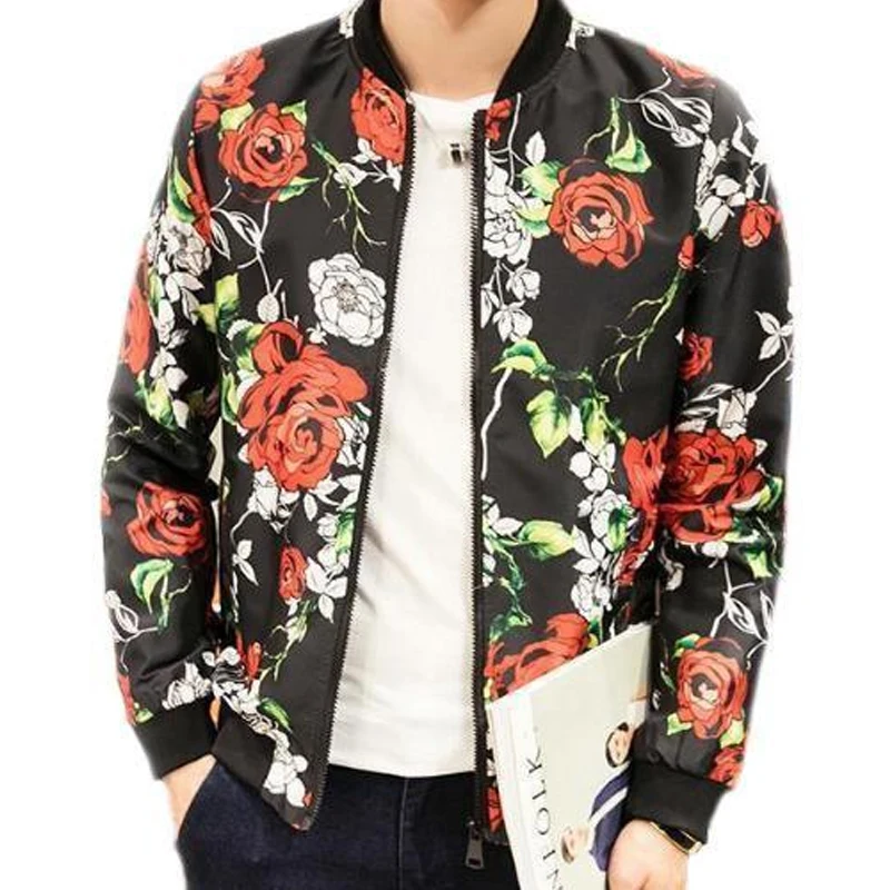 Куртка-бомбер мужская демисезонная на молнии батальных размеров |