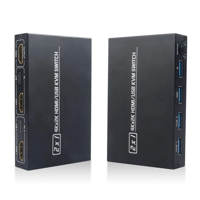 HDMI-совместимый сплиттер 4K переключатель KVM USB 2 0 в 1 для ТВ-приставки монитор