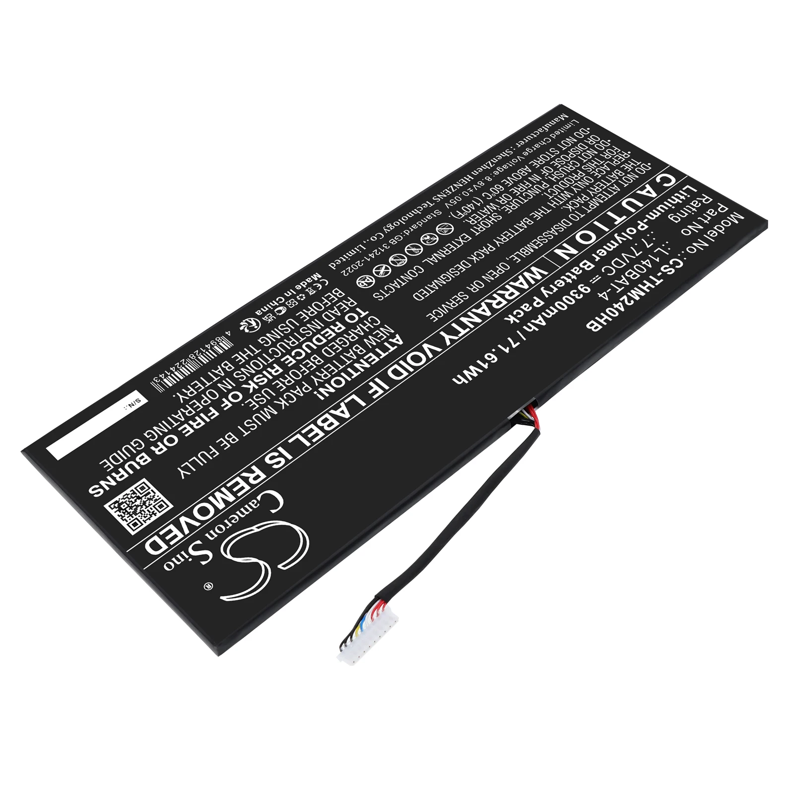 Фото Сменная батарея для ноутбука 7.7V 9300mAh для Schenker VIA 14 Late 2020, Work 17 Tiger Lake-H, для Thunderobot MixBook Air №4
