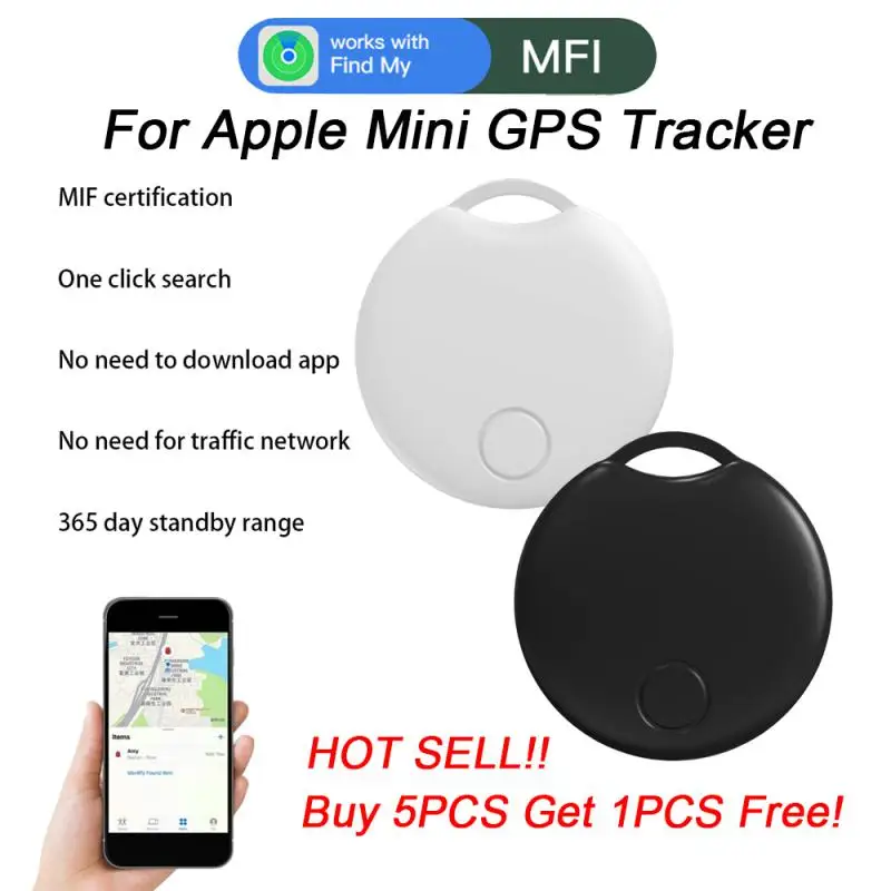 

Мини-GPS-трекер для определения местоположения Apple, устройство для защиты от потери для пожилых детей, домашних животных, работает с устройствами Apple Find My Locater