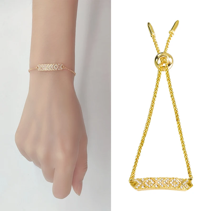 

Женские аксессуары на руку, милый стиль, шарм, круглый регулируемый браслет с бриллиантами, роскошный позолоченный браслет, индивидуальный ...