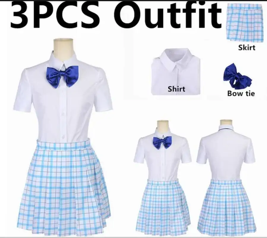 HOLRAN женский костюм для косплея Nishimiya Shoko японская школьная форма платье моряка