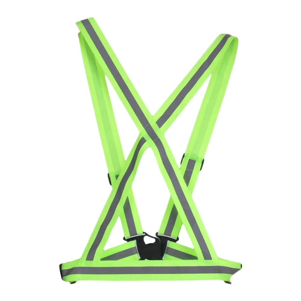 

Светоотражающий жилет безопасности, защитный светоотражающий жилет, дышащая Защитная куртка для езды на велосипеде, бега, ночной работы