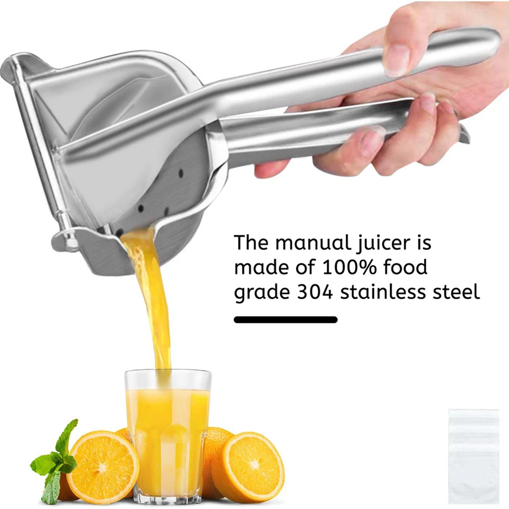 

Manual Juice Squeezer Portable Aluminum Alloy Hand Pressure Juicer Pomegranate Orange Lemon Sugar Cane Juice Kitchen Fruit Tool