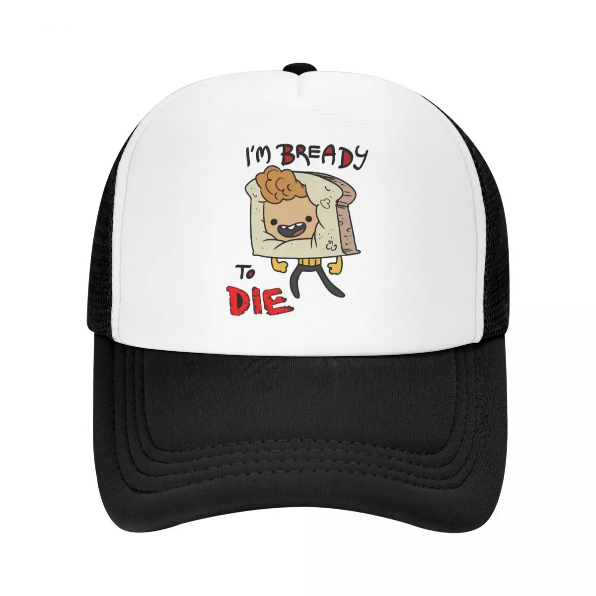 

Bready Trucker Hats RimWorld Run A Game Mesh Net Baseball Cap For Men Women Hip Hop Snapback Caps Streetwear