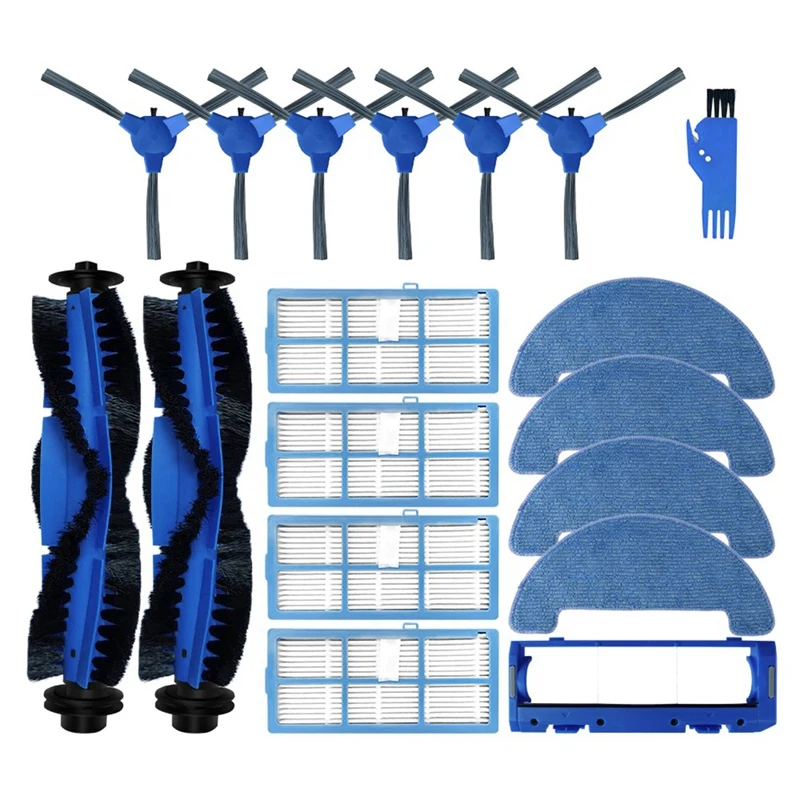 Для Bagotte Bg600max/Bagotte BG700/Bagotte BG800 детали робота-пылесоса основная боковая щетка Hepa