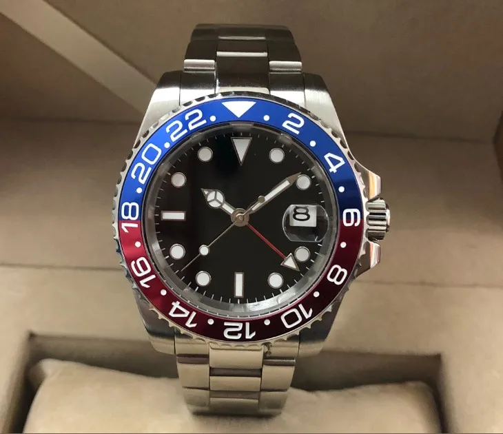 

SEAKOSS 40mm 21 Diamond Automatic Movement Men's Watch Ghost Series Sapphire Glass Luminous Mechanical Chronograph Wristwatch 01