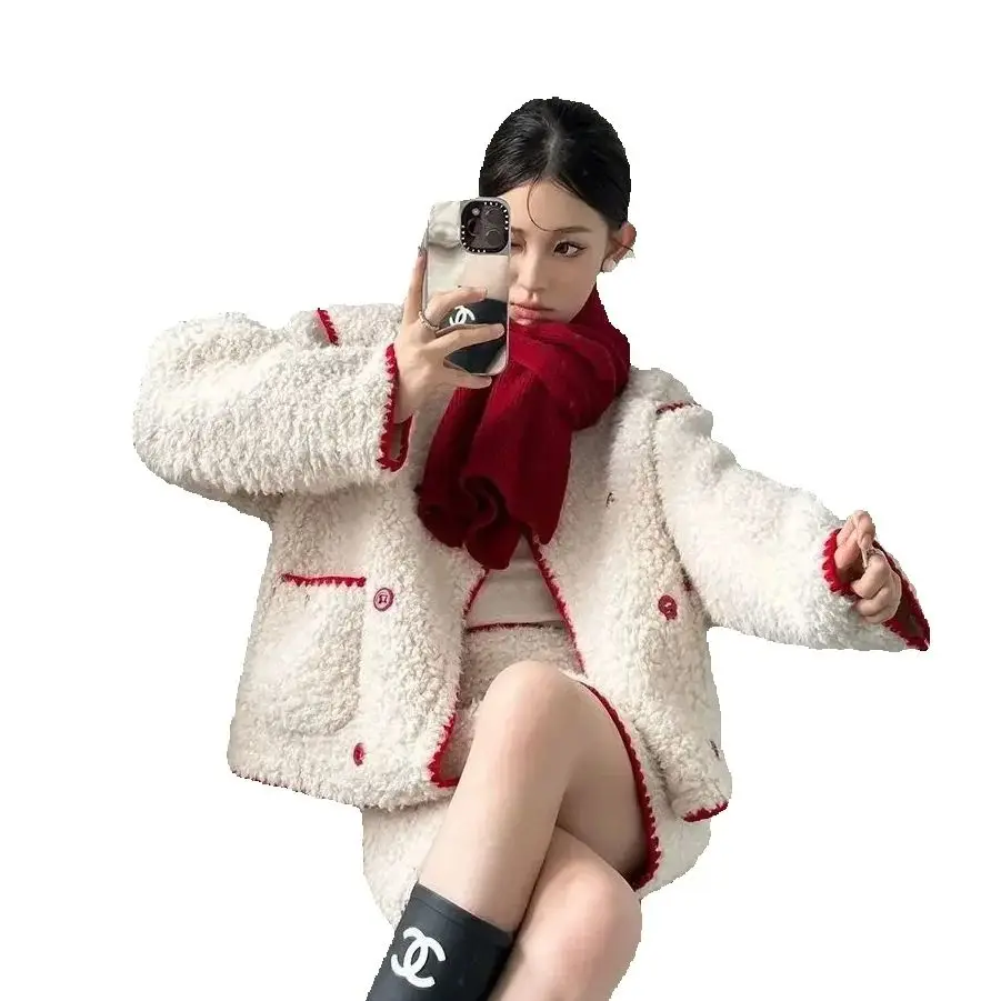 Корейская рождественская серия состоящая из двух предметов новая зимняя куртка