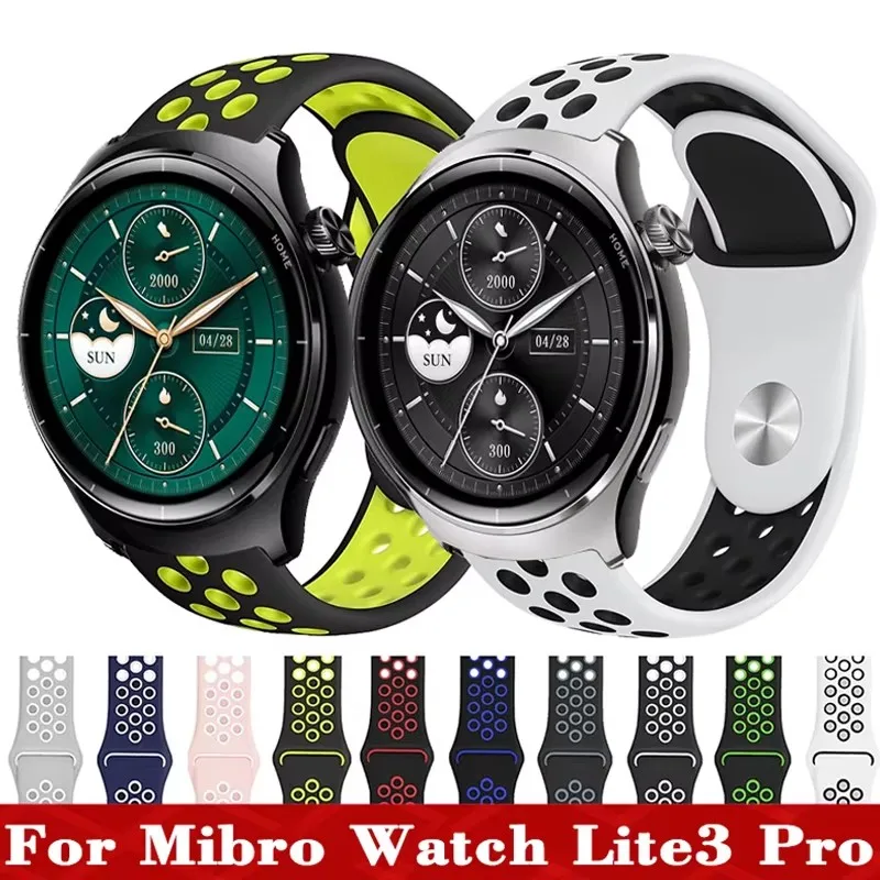 Силиконовый ремешок для часов Mibro Watch Lite3 Pro спортивный Lite 3 мужской и женский
