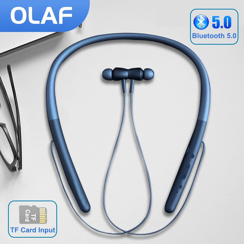 Беспроводные Bluetooth-наушники OLAF с шейным ободом спортивная водонепроницаемая
