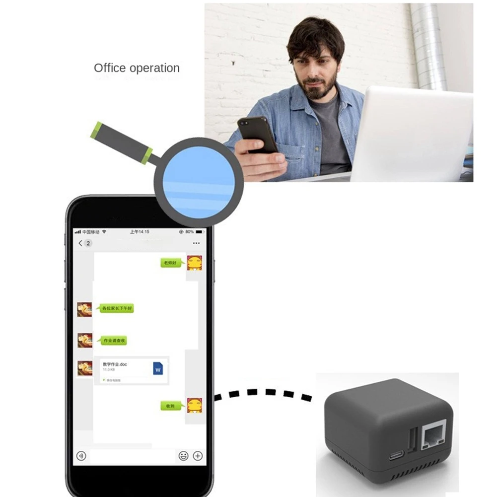 

Mini NP330 Network USB 2.0 Print Server(WIFI Version)